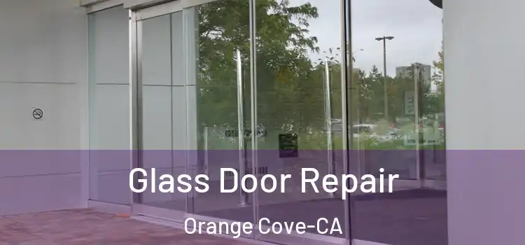  Glass Door Repair Orange Cove-CA